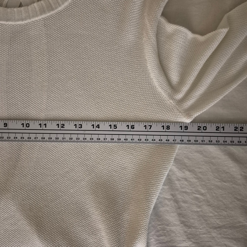 Lululemon Sincerely Yours Cashmere Blend Knit Sweater Ivory Neutral - Picture 6 of 8
